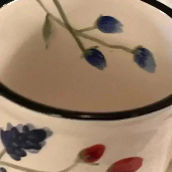 Pfaltzgraff Scarlett Coffee Mug  Poppies And‎ Lavendar - Picture 3 of 9